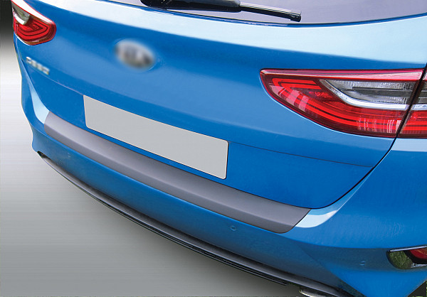 Ladekantenschutz passend für Kia Ceed Schrägheck ab BJ. 6.2018-9.2021 nicht für GT Line passgenau mit Abkantung ABS- Farbe schwarz