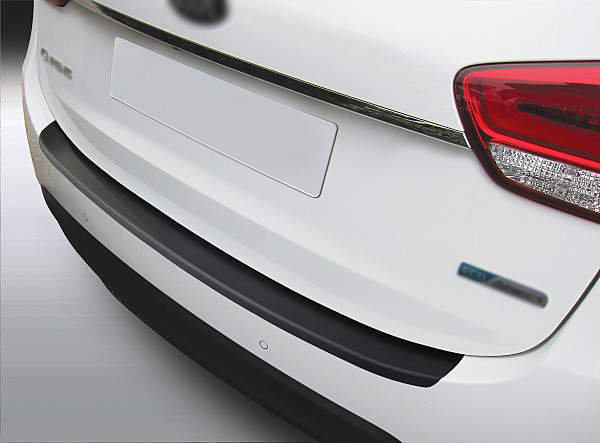 Ladekantenschutz passend für Kia Carens ab BJ. 6.2013-9.2016  passgenau mit Abkantung ABS- Sonderfarbe Silber