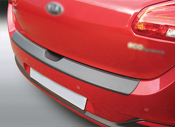 Ladekantenschutz passend für Kia Ceed Schrägheck ab BJ. 5.2012-8.2015  passgenau mit Abkantung ABS- Farbe schwarz