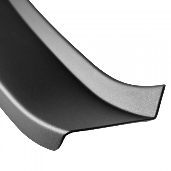 Ladekantenschutz passend für Kia Carens ab BJ. 6.2013-9.2016  passgenau mit Abkantung ABS- Sonderfarbe Aluminium Gebürstet Optik