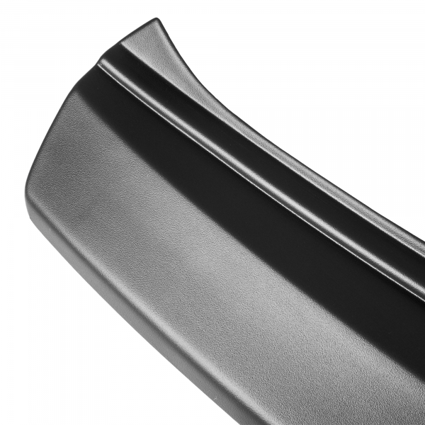 Ladekantenschutz passend für Kia Ceed Schrägheck ab BJ. 5.2012-8.2015  passgenau mit Abkantung ABS- Sonderfarbe Aluminium Gebürstet Optik