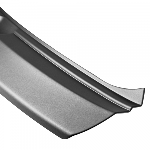Ladekantenschutz passend für Kia Ceed Schrägheck ab BJ. 5.2012-8.2015  passgenau mit Abkantung ABS- Sonderfarbe Aluminium Gebürstet Optik