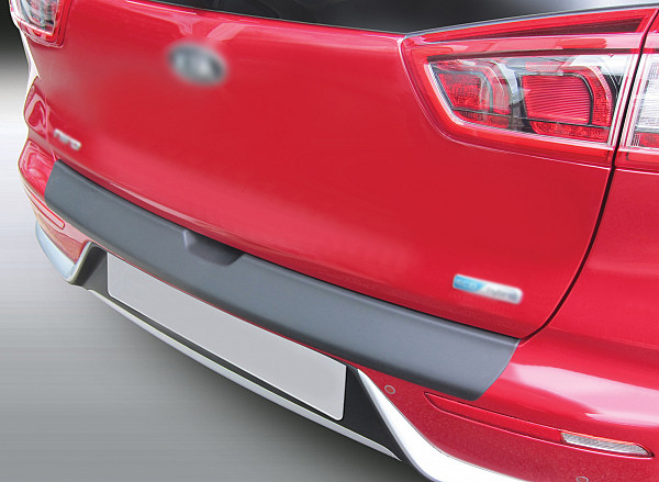 Ladekantenschutz passend für Kia Niro ab BJ. 9.2016-5.2019  passgenau mit Abkantung ABS- Farbe schwarz