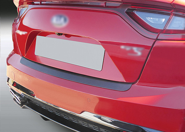 Zaštitna letva stražnjeg branika pogodno za Kia Stinger 10.2017-05.2023  precizno pristajanje s dubokim zaštitnim rubom, ABS plastika- boja crna mat
