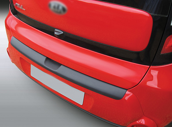 Zaštitna letva stražnjeg branika pogodno za Kia Soul 03.2014-09.2016  precizno pristajanje s dubokim zaštitnim rubom, ABS plastika- boja crna mat
