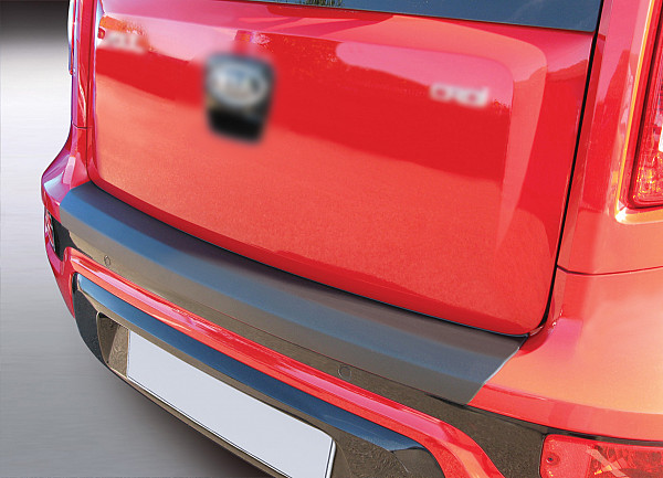 Zaštitna letva stražnjeg branika pogodno za Kia Soul 11.2011-02.2014  precizno pristajanje s dubokim zaštitnim rubom, ABS plastika- posebna boja izgled brušeni aluminij