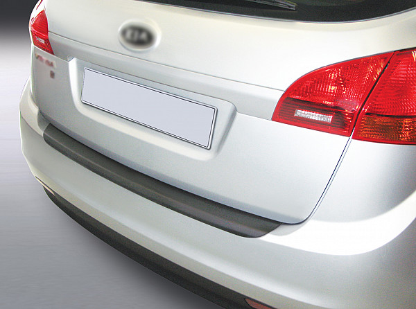 Rear Bumper Protector compatible with Kia Venga 02.2010-08.2019  Rearguard, Tailored Fit Bumper Guard, ABS Plastic- Colour Matte Black