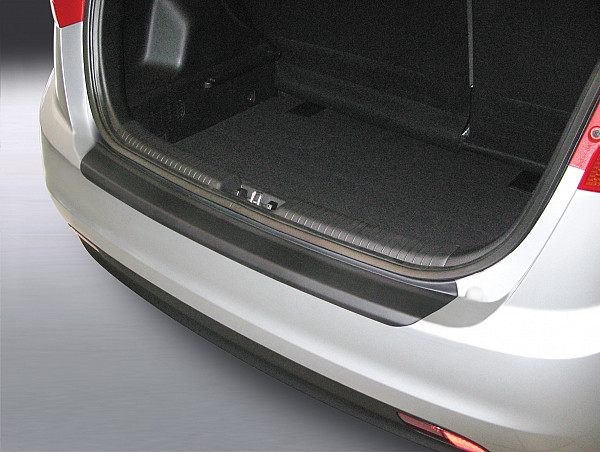 Rear Bumper Protector compatible with Kia Venga 02.2010-08.2019  Rearguard, Tailored Fit Bumper Guard, ABS Plastic- Colour Matte Black