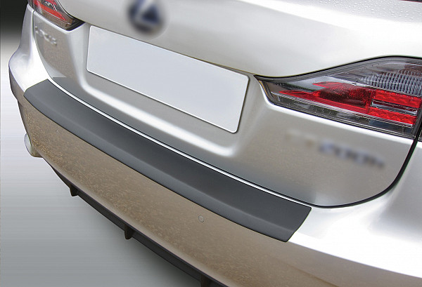 Ladekantenschutz passend für Lexus CT 200H ab BJ. 3.2014-10.2017  passgenau mit Abkantung ABS- Sonderfarbe Aluminium Gebürstet Optik