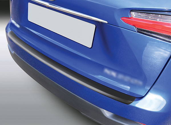 Ladekantenschutz passend für Lexus NX ab BJ. 10.2014-11.2017  passgenau mit Abkantung ABS- Farbe schwarz