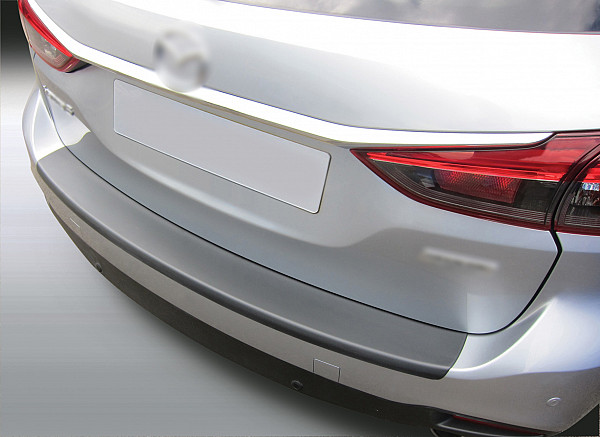 Ladekantenschutz passend für Mazda 6 Kombi ab BJ. 2.2013>  passgenau mit Abkantung ABS- Farbe schwarz