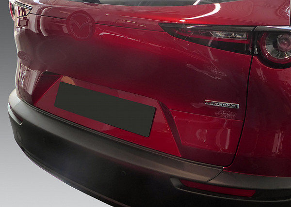 Ladekantenschutz passend für Mazda CX30 ab BJ. 9.2019>  passgenau mit Abkantung ABS- Farbe schwarz