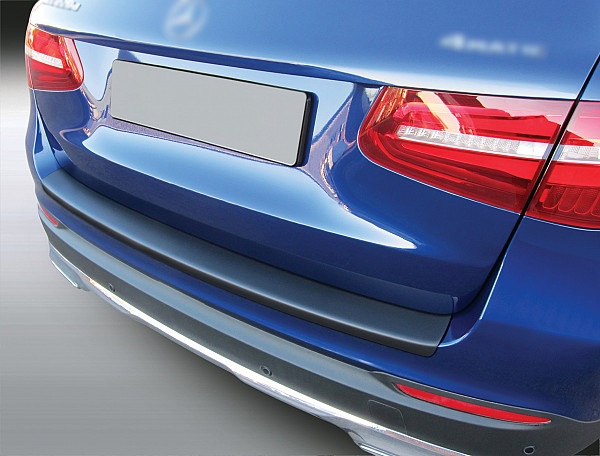 Zaštitna letva stražnjeg branika pogodno za Mercedes Benz GLC 09.2015-06.2019 nije za Coupe precizno pristajanje s dubokim zaštitnim rubom, ABS plastika- boja crna mat