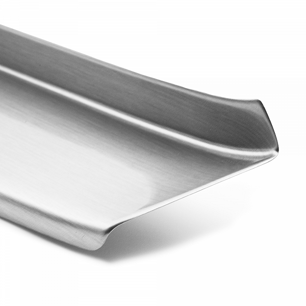 Zaštitna letva stražnjeg branika pogodno za Mercedes Benz Razred B W245 07.2005-10.2011  precizno pristajanje s dubokim zaštitnim rubom, ABS plastika- posebna boja izgled brušeni aluminij