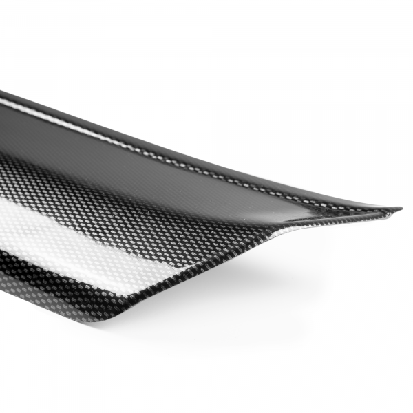 Rear Bumper Protector compatible with Mercedes Benz ML Class W163 06.2001-05.2005  Rearguard, Tailored Fit Bumper Guard, ABS Plastic- Special Colour Carbon Look
