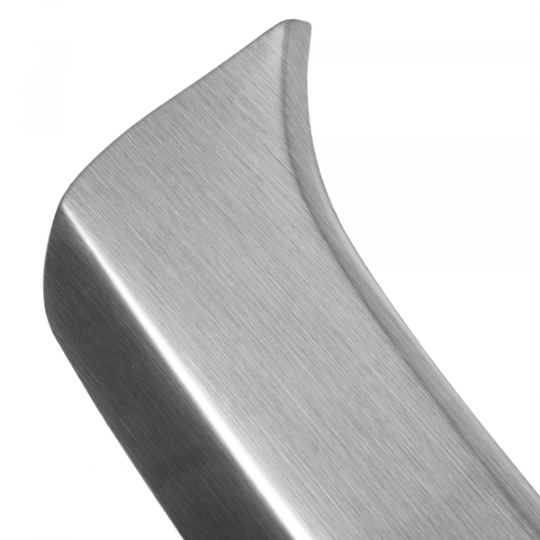 Rear Bumper Protector compatible with Mercedes Benz CLA Class Shooting break Sport & AMG Line 01.2015-02.2019  Rearguard, Tailored Fit Bumper Guard, ABS Plastic- Special Colour Brushed Aluminum Look