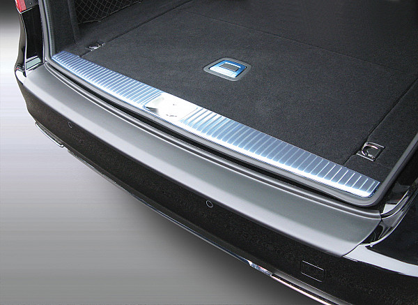 Rear Bumper Protector compatible with Mercedes Benz E Class T Model Estate S212 04.2013-08.2016  Rearguard, Tailored Fit Bumper Guard, ABS Plastic- Colour Matte Black