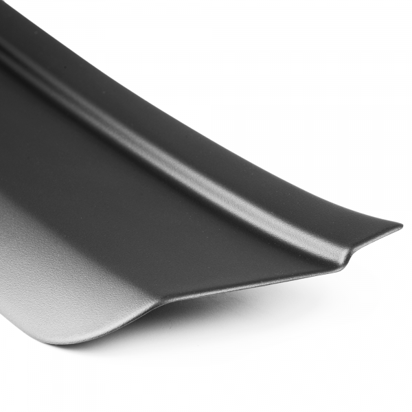 Rear Bumper Protector compatible with Mercedes Benz A Class Hatchback 05.2018-> with AMG Paket & A35 Rearguard, Tailored Fit Bumper Guard, ABS Plastic- Special Colour Brushed Aluminum Look