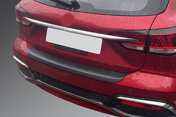 Ladekantenschutz passend für MG MG5 Kombi ab BJ. 3.2022-6.2023  passgenau mit Abkantung ABS- Sonderfarbe Aluminium Gebürstet Optik