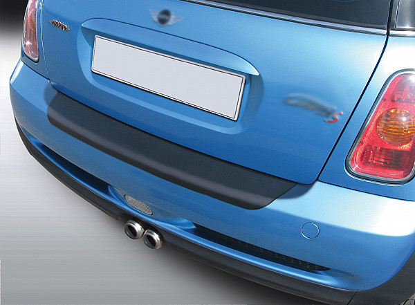 Rear Bumper Protector compatible with MINI Cooper R50 R53 One Cooper S D JCW 07.2001-08.2006 not for Cabrio Rearguard, Tailored Fit Bumper Guard, ABS Plastic- Colour Matte Black