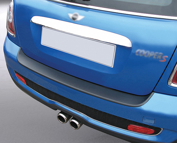 Zaščitna letvica zadnjega odbijača kompatibilna za MINI Cooper R56 One Cooper S D SD JCW 09.2006-02.2014 tudi za JCW zaščita nakladalnega roba z globokim zaščitnim robom, ABS plastika- barva črna mat