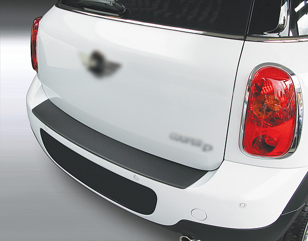 Zaštitna letva stražnjeg branika pogodno za MINI Countryman 09.2010-11.2016 također za JCW precizno pristajanje s dubokim zaštitnim rubom, ABS plastika- boja crna mat