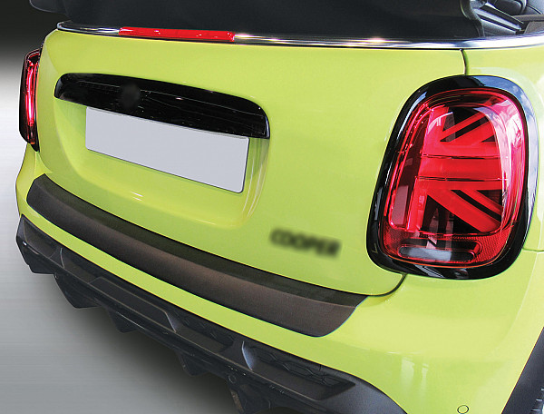 Zaštitna letva stražnjeg branika pogodno za MINI Cooper Cabrio F57 03.2021->  precizno pristajanje s dubokim zaštitnim rubom, ABS plastika- boja crna mat