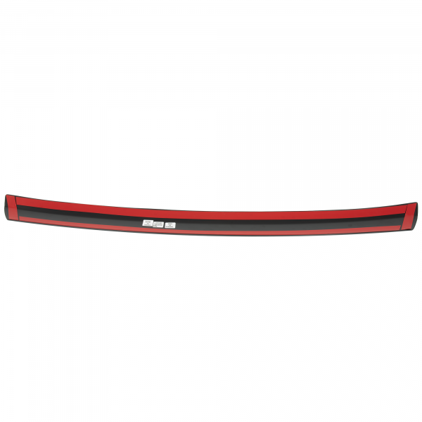 Zaštitna letva stražnjeg branika pogodno za MINI Cabrio F57 03.2014-02.2021 (nije za JCW) precizno pristajanje s dubokim zaštitnim rubom, ABS plastika- boja crna mat