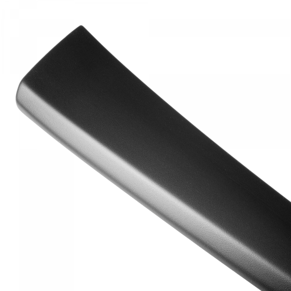 Ladekantenschutz passend für Mitsubishi ASX ab BJ. 9.2019>  passgenau mit Abkantung ABS- Sonderfarbe Aluminium Gebürstet Optik