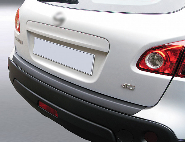 Ladekantenschutz passend für Nissan Qashqai ab BJ. 2.2007-10.2014 nicht für Modell +2 passgenau mit Abkantung ABS- Farbe schwarz