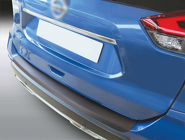 Ladekantenschutz passend für Nissan X-Trail ab BJ. 8.2017-8.2022  passgenau mit Abkantung ABS- Farbe schwarz