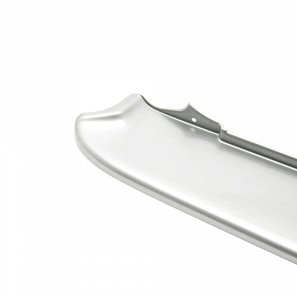 Ladekantenschutz passend für Nissan Primastar ab BJ. 9.2006-8.2014  passgenau mit Abkantung ABS- Sonderfarbe Aluminium Gebürstet Optik
