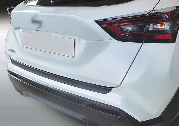 Ladekantenschutz passend für Nissan Juke ab BJ. 12.2019>  passgenau mit Abkantung ABS- Sonderfarbe Piano Schwarz