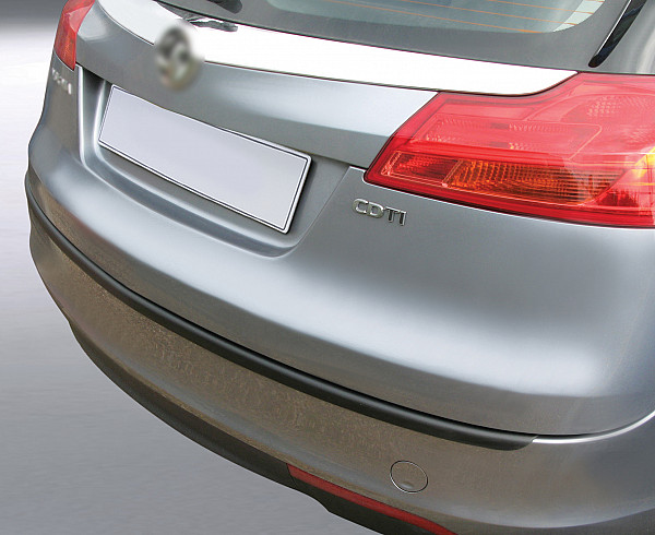 Ladekantenschutz passend für Opel Insignia Sports Tourer Kombi ab BJ. 11.2008-3.2017  passgenau mit Abkantung ABS- Farbe schwarz