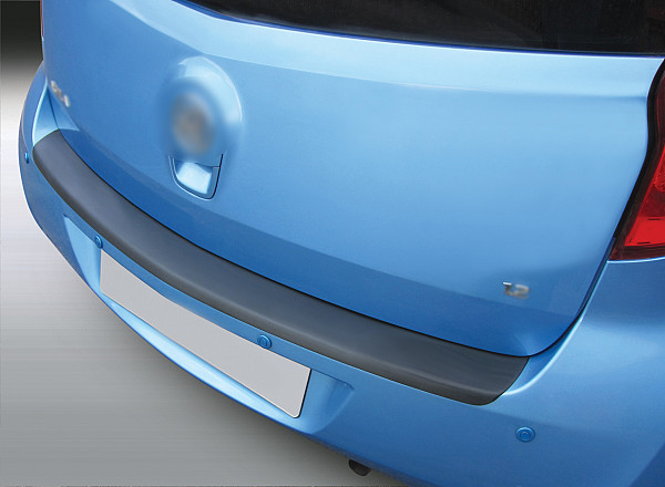 Ladekantenschutz passend für Opel Agila ab BJ. 12.2007-12.2014  passgenau mit Abkantung ABS- Farbe schwarz