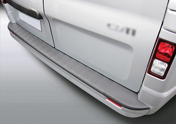 Ladekantenschutz passend für Opel Vivaro B ab BJ. 6.2014-6.2019  passgenau mit Abkantung ABS- Farbe schwarz