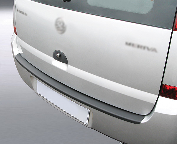 Zaštitna letva stražnjeg branika pogodno za Opel Meriva A 02.2003-05.2010 nije za OPC precizno pristajanje s dubokim zaštitnim rubom, ABS plastika- boja crna mat