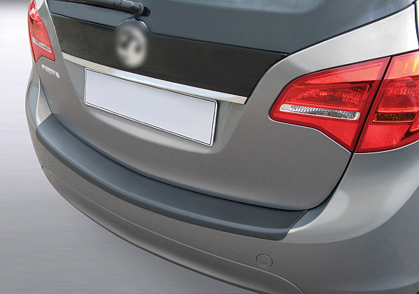 Zaštitna letva stražnjeg branika pogodno za Opel Meriva B  06.2010-07.2017 nije za OPC precizno pristajanje s dubokim zaštitnim rubom, ABS plastika- boja crna mat