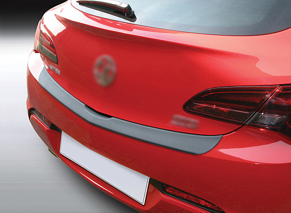 Ladekantenschutz passend für Opel Astra GTC ab BJ. 6.2011-4.2018 3 Türer passgenau mit Abkantung ABS- Farbe schwarz