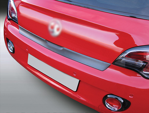 Zaštitna letva stražnjeg branika pogodno za Opel Adam 01.2013-05.2019  precizno pristajanje s dubokim zaštitnim rubom, ABS plastika- boja crna mat