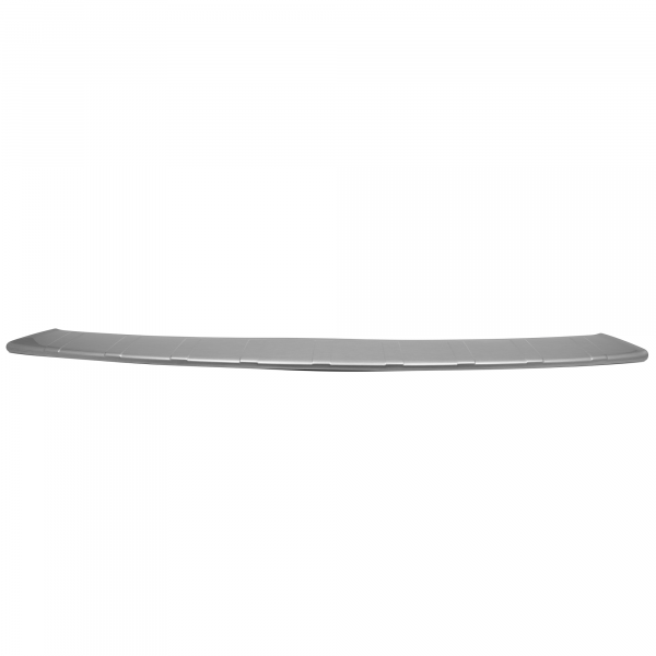 Rear Bumper Protector compatible with Opel Zafira Life 09.2016->  Rearguard, Tailored Fit Bumper Guard, ABS Plastic- Special Colour Brushed Aluminum Look