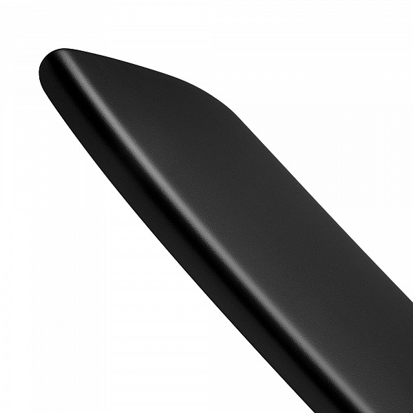 Rear Bumper Protector compatible with Opel Vivaro C 07.2019-> with long wheel base (LWB) Rearguard, Tailored Fit Bumper Guard, ABS Plastic- Special Colour Gloss Black