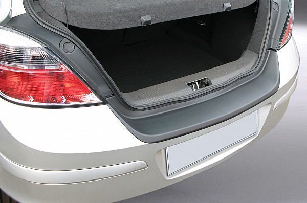 Zaštitna letva stražnjeg branika pogodno za Opel Astra H Hatchback 03.2004-10.2009 5 vrata precizno pristajanje s dubokim zaštitnim rubom, ABS plastika- boja crna mat