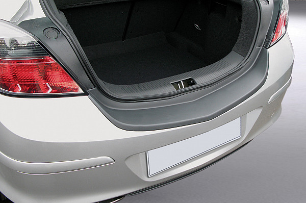 Zaštitna letva stražnjeg branika pogodno za Opel Astra H Hatchback 03.2005-11.2010 3 vrata, nije za OPC precizno pristajanje s dubokim zaštitnim rubom, ABS plastika- boja crna mat