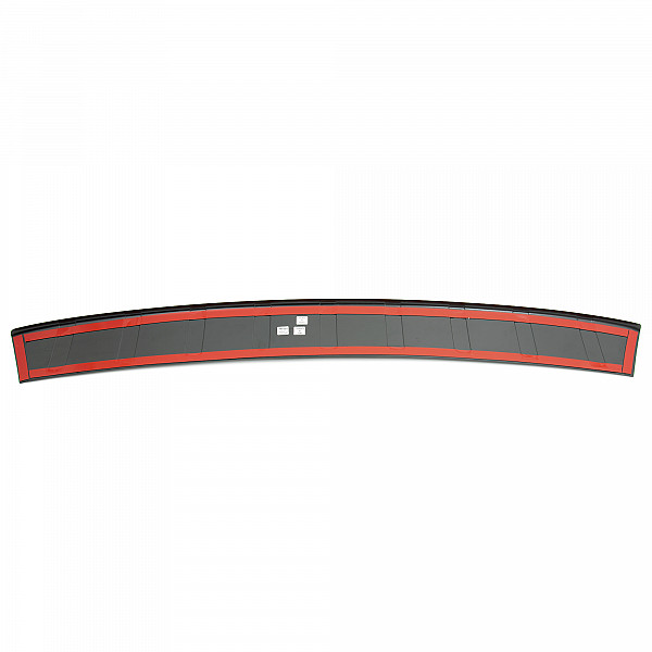 Rear Bumper Protector compatible with Opel Zafira Life 09.2016->  Rearguard, Tailored Fit Bumper Guard, ABS Plastic- Special Colour Carbon Look