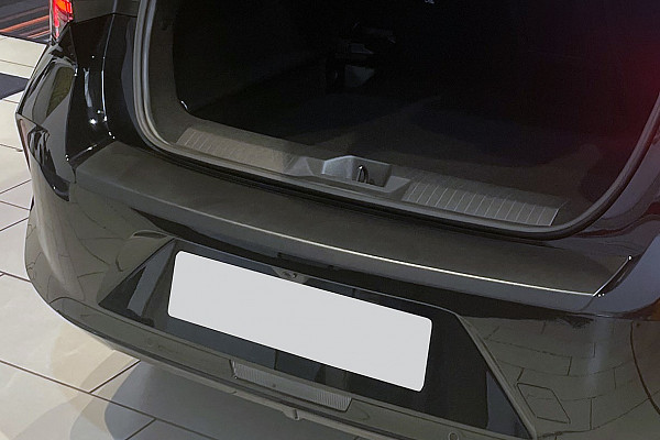 Rear Bumper Protector compatible with Opel Astra L Hatchback 02.2022->  Rearguard, Tailored Fit Bumper Guard, ABS Plastic- Colour Matte Black