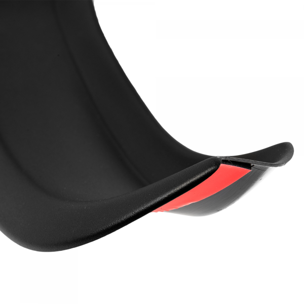 Rear Bumper Protector compatible with Opel Corsa D 06.2006-11.2014 5 doors Rearguard, Tailored Fit Bumper Guard, ABS Plastic- Special Colour Gloss Black