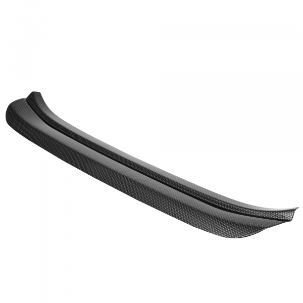 Ladekantenschutz passend für Peugeot 208 ab BJ. 4.2012-12.2019  passgenau mit Abkantung ABS- Sonderfarbe Carbon Optik