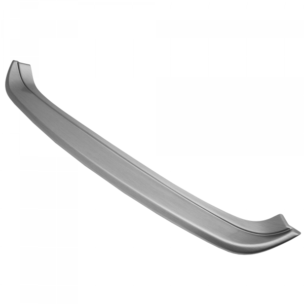 Zaštitna letva stražnjeg branika pogodno za Peugeot 207 CC 04.2007-07.2015  precizno pristajanje s dubokim zaštitnim rubom, ABS plastika- posebna boja izgled brušeni aluminij