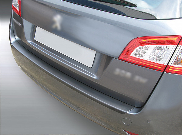 Ladekantenschutz passend für Peugeot 508 SW & 508 RXH Kombi ab BJ. 3.2011-3.2018  passgenau mit Abkantung ABS- Farbe schwarz